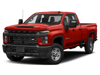 red 2022 chevrolet silverado 2500HD front angle left view