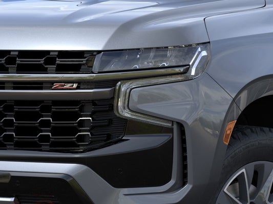 left angle view of front light of 2021 chevy tahoe