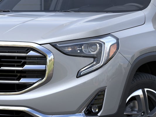 front rear close up view of 2021 gmc terrain