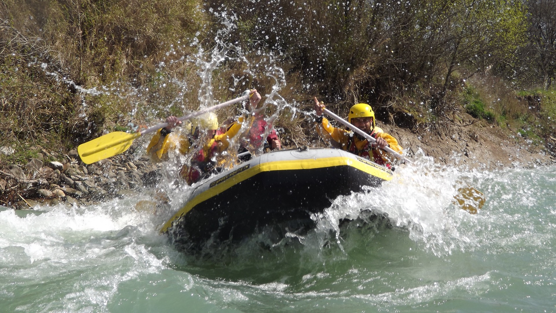 water rafting