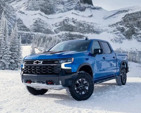 Chevy Silverado 1500 in blue