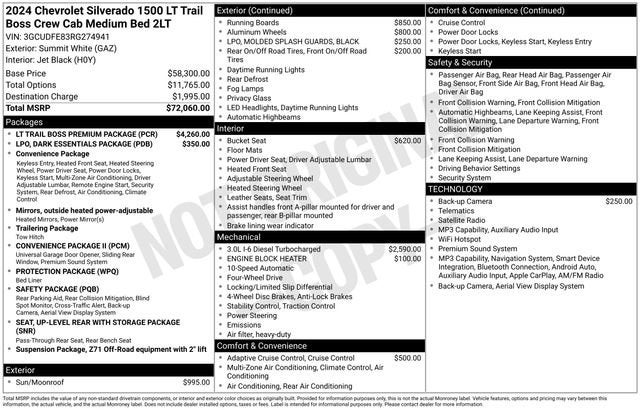 2024 Chevrolet Silverado 1500 LT Trail Boss