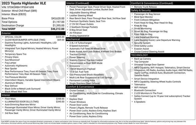 2023 Toyota Highlander L