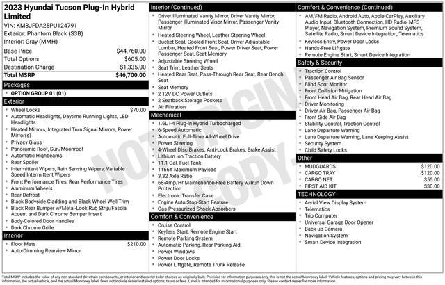 2023 Hyundai Tucson Plug-In Hybrid Limited