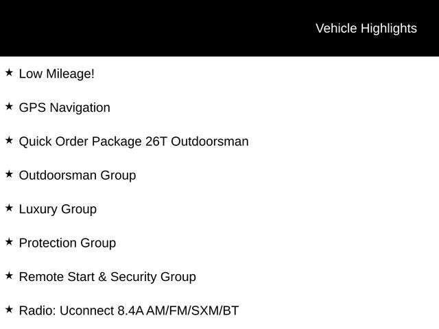 2014 RAM 1500 Outdoorsman