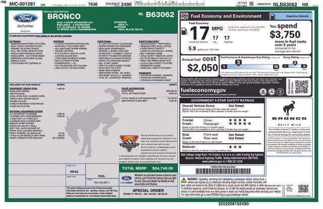 2022 Ford Bronco Base