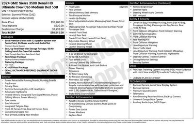 2024 GMC Sierra 3500 HD Denali Ultimate