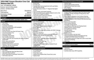 2024 GMC Canyon Elevation