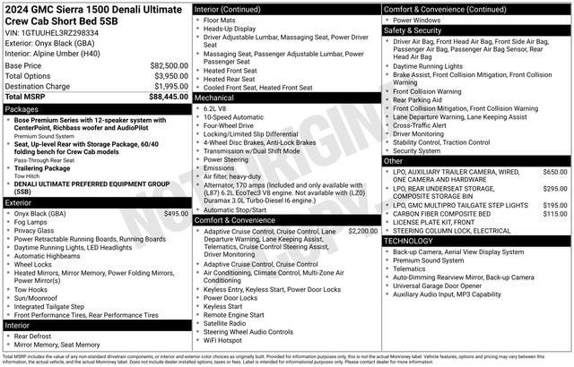 2024 GMC Sierra 1500 Denali Ultimate