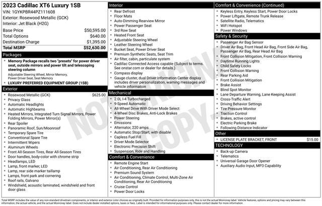 2023 Cadillac XT6 Luxury