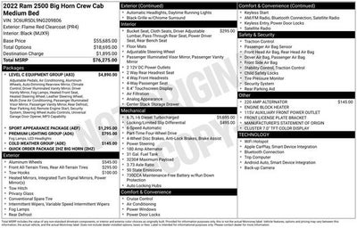 2022 RAM 2500 Big Horn