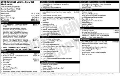 2022 RAM 2500 Laramie