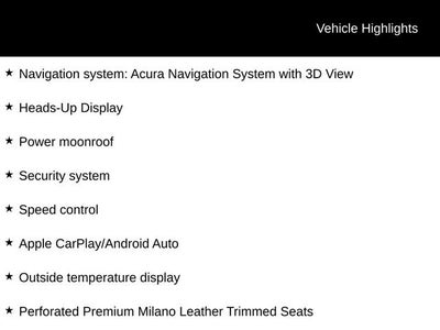 2023 Acura MDX w/Advance Package