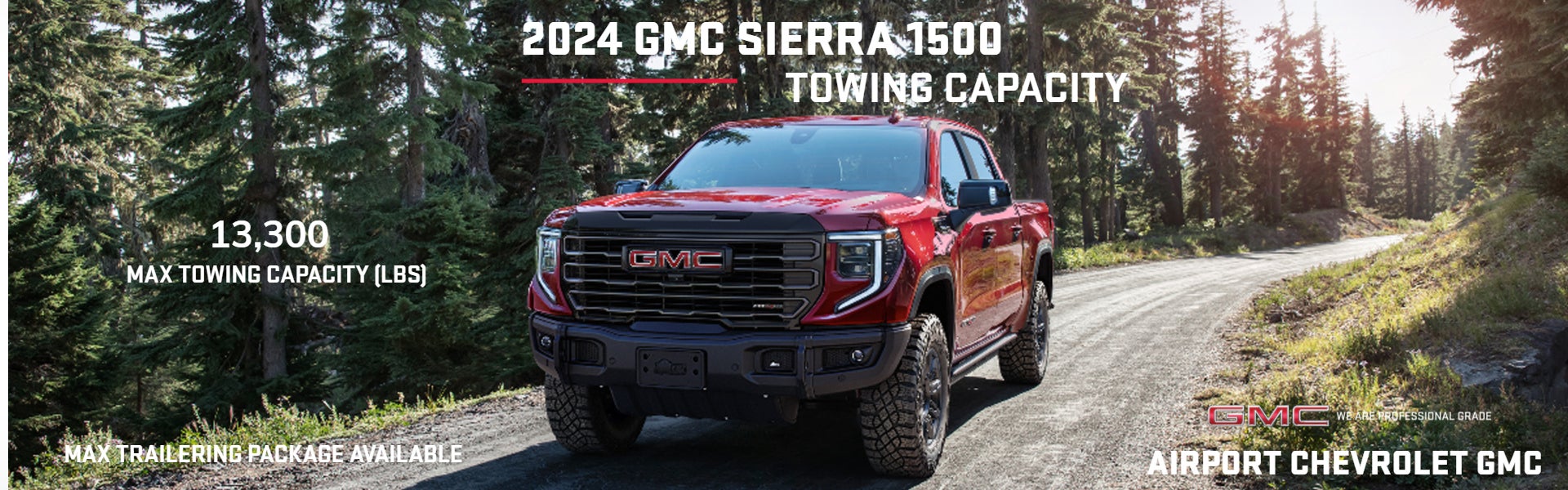 Towing Capacity of the 2024 GMC Sierra 1500