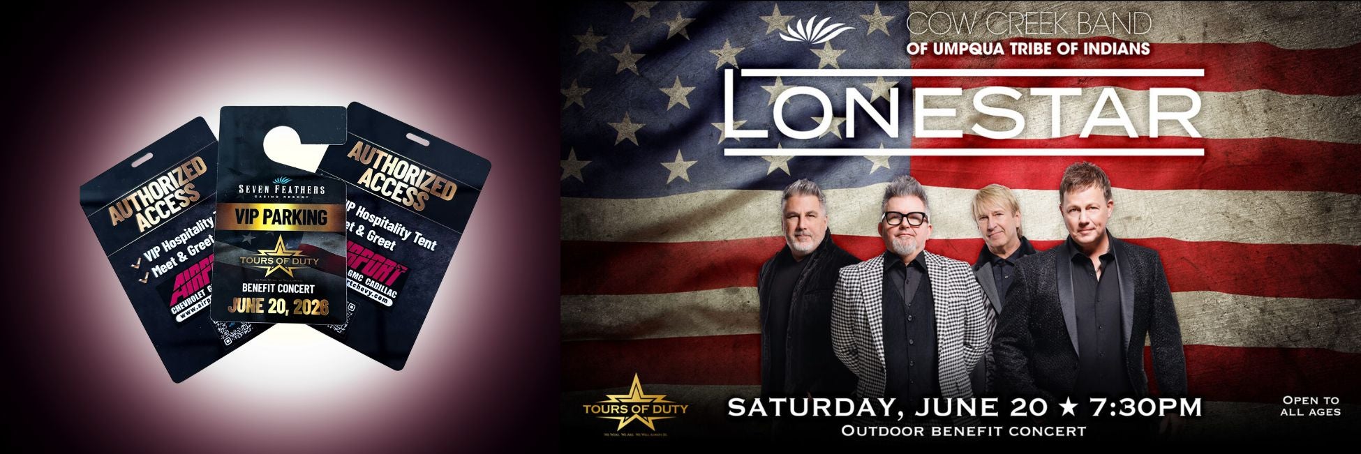 Lonestar Tours of Duty Benefit Concert Giveaway