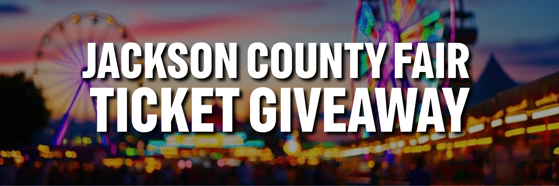 Jackson County Fair Ticket Giveaway